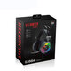 G300M Gaming Headset 7.1 Virtual Surround Sound 50mm Driver Unit RGB Light Powerful Bass Noise Reduction Mic for PC