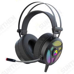 G300M Gaming Headset 7.1 Virtual Surround Sound 50mm Driver Unit RGB Light Powerful Bass Noise Reduction Mic for PC G300M Gaming Headset 7.1 Virtual Surround Sound 50mm Driver Unit RGB Light Powerful Bass Noise Reduction Mic for PC