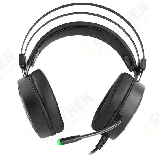 G500 Gaming Headset 50mm Speaker Unit 5D Surround Sound Powerful Bass Noise Reduction Mic for PC Laptop Mobile Phone