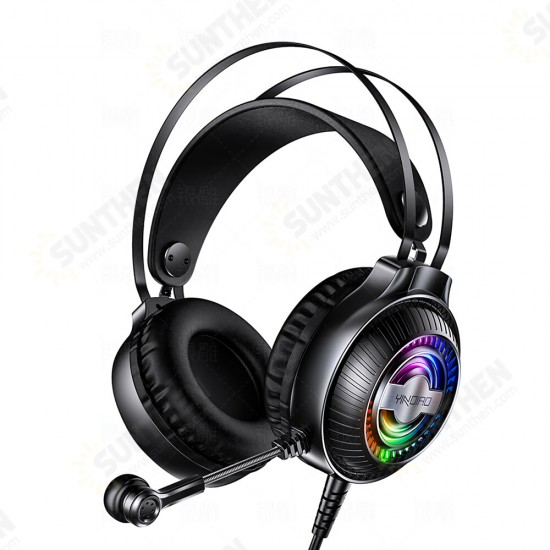 Q4 Game Headphone 3.5mm Wired Bass RGB Gaming Headset Stereo Sound Headset with Mic for Computer Laptop PC Gamer