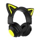 ZW068 bluetooth Headphones LED light Cat Ears Headset Wireless Earphone Headphones BT5.0 Wireless For Samsung for PC