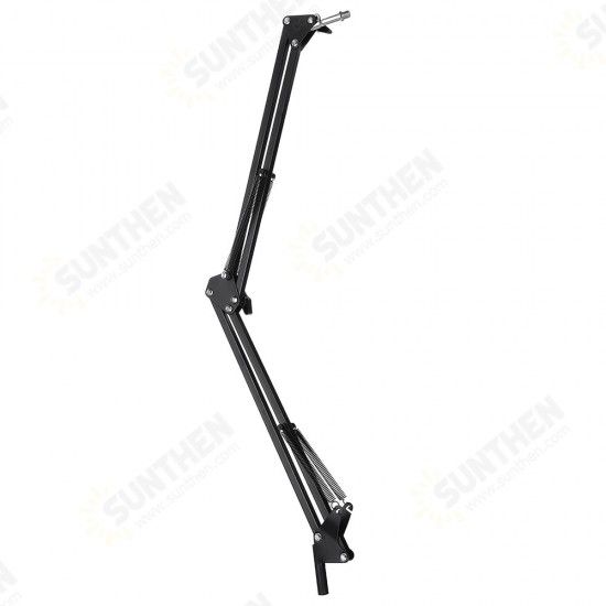 Condenser Microphone with Live Studio Sound Card Recording Mount Boom Stand Mic Kit for Live Broadcast K Song