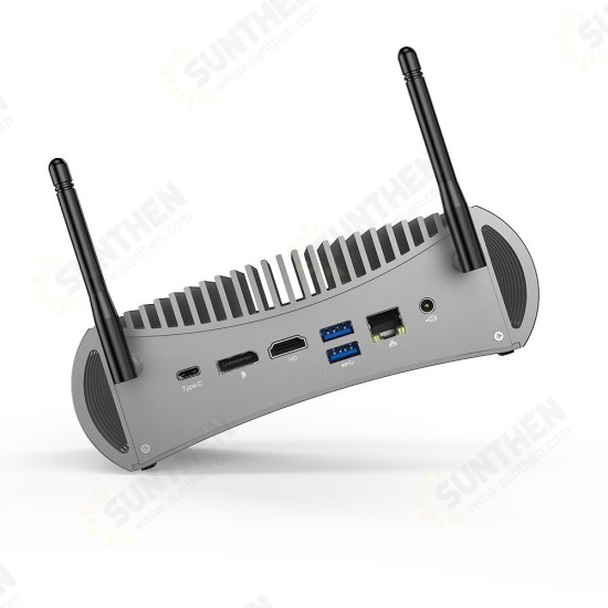 FU01 Intel I3-1115G4 Intel lris Xe Graphics Mini PC 8GB DDR4 RAM 256GB SSD WiFi5 RJ45 1000M LAN Thunderbolt4 8K Output HDMI2.0 DP Trible Screen 4K Mini Workstation Computer