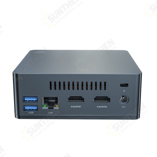 N4 Intel J4125 Quad Core 2.0GHz to 2.7GHz Mini PC 8GB DDR4 256GB M.2 SSD WiFi5 LAN 2HDMI Double Screen 4K Output Windows10 Pro Mini Computer