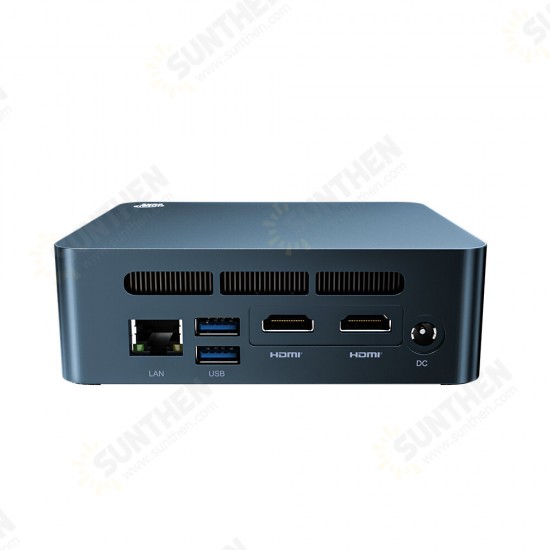 Speed S Mini PC Intel i5-8279U Intel Plus 655 GPU 16GB DDR4 500GB SSD Desktop PC Quad Core 2.4GHz to 4.1GHz WiFi5 BT5.0 LAN 2HDMI Type-C Double Screen 4K Output Windows10 Pro Mini Computer