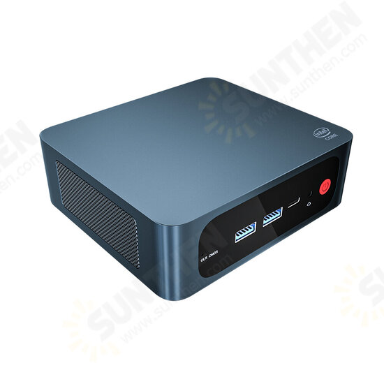 Speed S Mini PC Intel i5-8279U Intel Plus 655 GPU 8GB DDR4 256GB M.2 SSD Desktop PC Quad Core 2.4GHz to 4.1GHz WiFi5 LAN 2HDMI Type-C Double Screen 4K Output Windows10 Pro Mini Computer