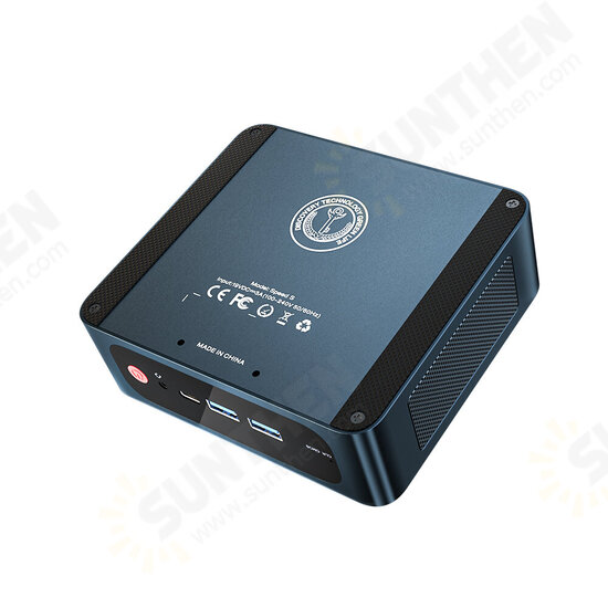 Speed S Mini PC Intel i5-8279U Intel Plus 655 GPU 8GB DDR4 256GB M.2 SSD Desktop PC Quad Core 2.4GHz to 4.1GHz WiFi5 LAN 2HDMI Type-C Double Screen 4K Output Windows10 Pro Mini Computer