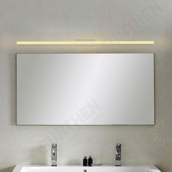 120cm 20W 96 LED Mirror Front Lamp Morden Wall Lamp Stainless Steel 1600LM 85-265V 120cm 20W 96 LED Mirror Front Lamp Morden Wall Lamp Stainless Steel 1600LM 85-265V