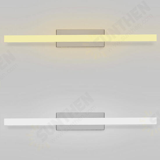 120cm 20W 96 LED Mirror Front Lamp Morden Wall Lamp Stainless Steel 1600LM 85-265V