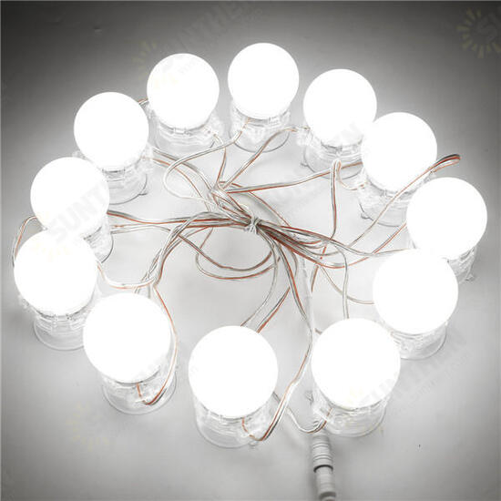 12Pcs Makeup Mirror Vanity LED Light Bulbs LED Gadgets Kit for Dressing Hollywood Super Star 12Pcs Makeup Mirror Vanity LED Light Bulbs LED Gadgets Kit for Dressing Hollywood Super Star