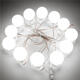 12Pcs Makeup Mirror Vanity LED Light Bulbs LED Gadgets Kit for Dressing Hollywood Super Star