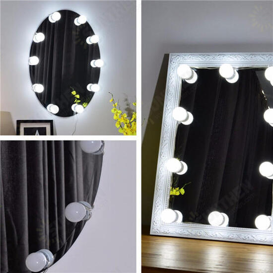 12Pcs Makeup Mirror Vanity LED Light Bulbs LED Gadgets Kit for Dressing Hollywood Super Star 12Pcs Makeup Mirror Vanity LED Light Bulbs LED Gadgets Kit for Dressing Hollywood Super Star