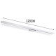 20W Modern Bathroom LED Anti-fog Mirror Front Make-up Wall Light Washroom Lamp 120cm