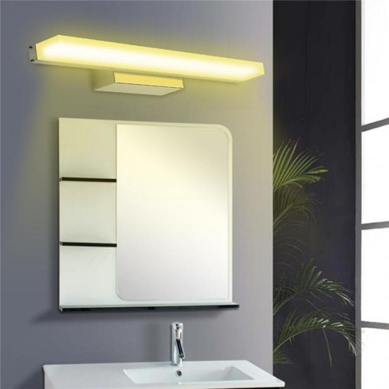 20W Modern Bathroom LED Anti-fog Mirror Front Make-up Wall Light Washroom Lamp 120cm