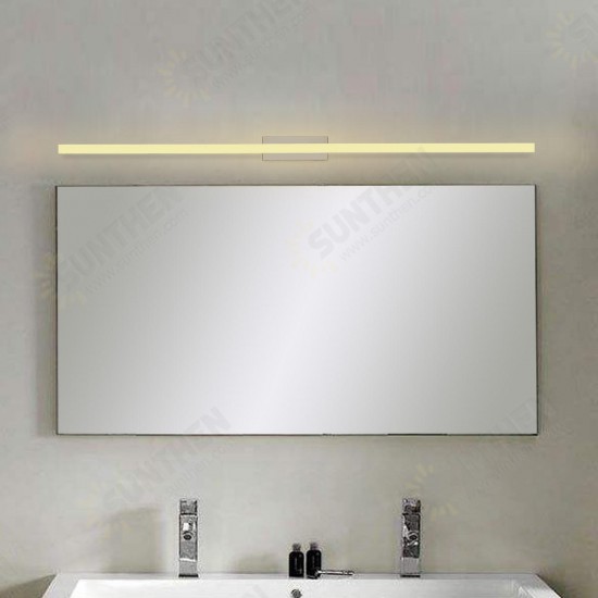 20W Modern Bathroom LED Anti-fog Mirror Front Make-up Wall Light Washroom Lamp 120cm