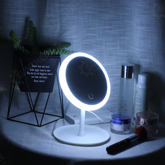 5W USB Rechargeable LED Mirror Light Dimmable Make Up Vanity Desktop Cosmetic Lamp