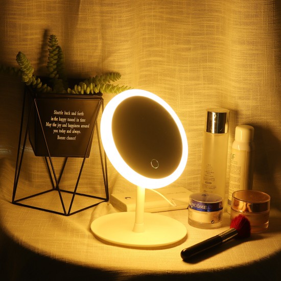 5W USB Rechargeable LED Mirror Light Dimmable Make Up Vanity Desktop Cosmetic Lamp