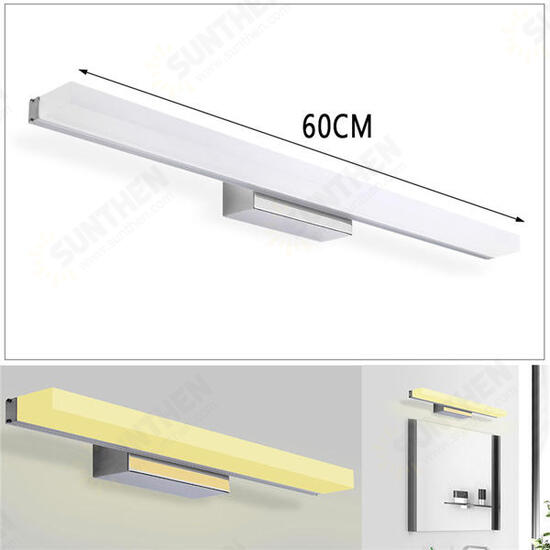 60cm 9W 48 LED Mirror Front Lamp Morden Wall Lamp Stainless Steel 720lm 85-265V