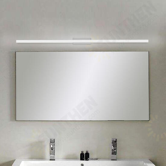 80cm 14W 72 LED Mirror Front Lamp Morden Wall Lamp Stainless Steel 1120LM 85-265V