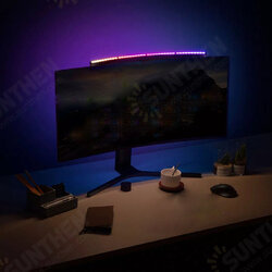 GJS-D010-1/GJS-D010 Screen Hanging Light Curved Screen Display Lamp Ra97 Rendering Index R1000 Curvature Asymmetrical Projection RGB Backlight Lamp GJS-D010-1/GJS-D010 Screen Hanging Light Curved Screen Display Lamp Ra97 Rendering Index R1000 Curvature Asymmetrical Projection RGB Backlight Lamp