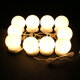 Makeup Light Vanity Mirror LED String Light 10 Bulb Dressing Cosmetic Adjustable