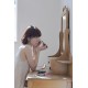 Portable USB Rechargeable LED Makeup Mirror Front Lamp PIR Motion Sensor Night Light for Cabinet Wall