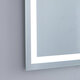 LED Lighted Bathroom Wall Mounted Mirror with High Lumen+Anti-Fog Separately Control+Dimmer Function