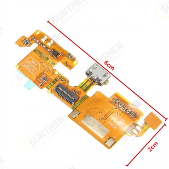 USB Charging Charger Port Connector Flex Cable Ribbon Replacement With Tool For ZTE Blade V6