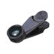 L-500 5 in 1 198 Degree Fisheye 0.63X Wide Angle 15X Macro 2X Telescope CPL Lens for Smartphone