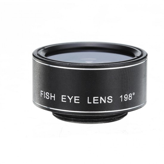 L-500 5 in 1 198 Degree Fisheye 0.63X Wide Angle 15X Macro 2X Telescope CPL Lens for Smartphone