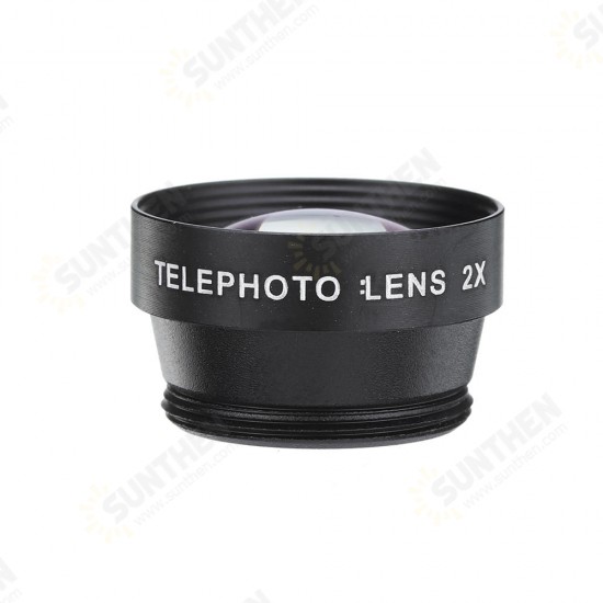 L-500 5 in 1 198 Degree Fisheye 0.63X Wide Angle 15X Macro 2X Telescope CPL Lens for Smartphone