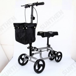 Knee Walker Scooter Foldable Adjusted Height Walking Aid Knee Support and Basket Knee Walker Scooter Foldable Adjusted Height Walking Aid Knee Support and Basket
