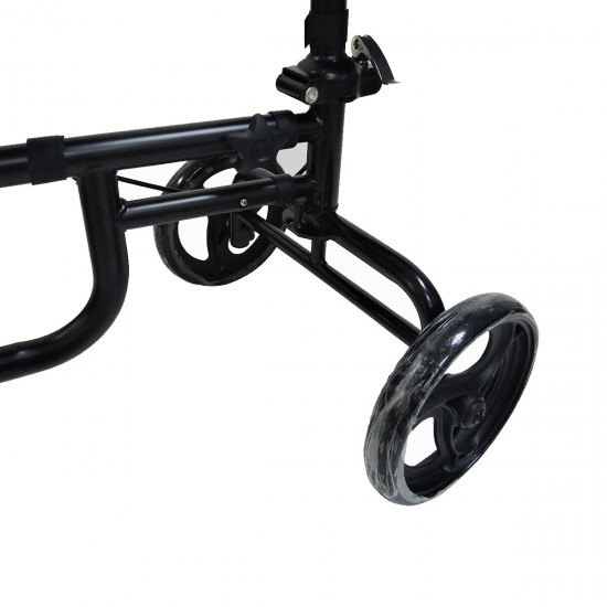 Mobility Knee Walker Scooter Roller Crutch Leg Steerable Foldable Design Adjustable Height Adjustable Locking Hand Brake
