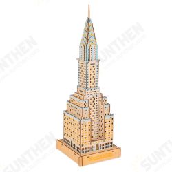 3D Commercial Building/Holy Church Wooden Assembly Model for Children Toys