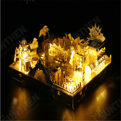 3D DIY Assembled Model Amusement Park Carousel Ferris Wheel Roller Coaster Puzzle Educational Toy model Building 3D DIY Assembled Model Amusement Park Carousel Ferris Wheel Roller Coaster Puzzle Educational Toy model Building