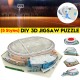 3D Puzzle Paper DIY Assembled Model 5 Kinds Of Basketball Courts For Children Toys