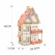 3D Wooden Simulation Assembly Building Model Gothic house/ Dream Villa/ St. Vasey Church For Children Toys