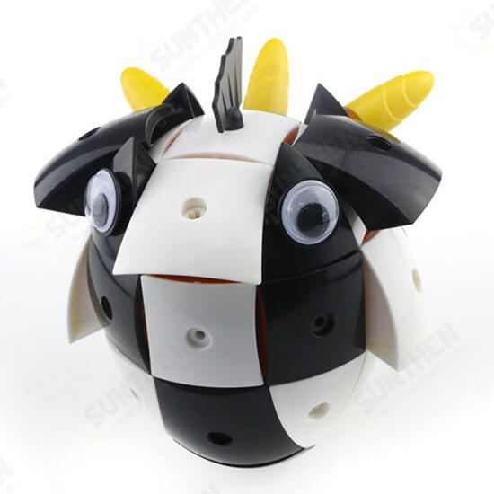 NS002 90PCS Magnetic Magic Wisdom Ball Black White Penguin Blocks Various Deformation Toys