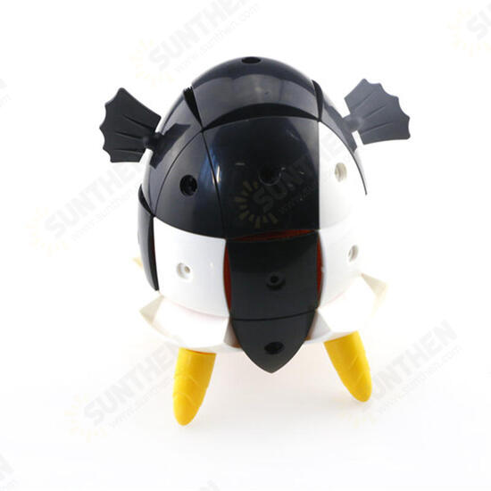 NS002 90PCS Magnetic Magic Wisdom Ball Black White Penguin Blocks Various Deformation Toys