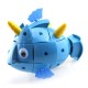 NS003 90PCS Magnetic Magic Wisdom Ball Blue Fish Blocks Various Deformation Puzzle Toys