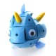 NS003 90PCS Magnetic Magic Wisdom Ball Blue Fish Blocks Various Deformation Puzzle Toys