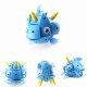 NS003 90PCS Magnetic Magic Wisdom Ball Blue Fish Blocks Various Deformation Puzzle Toys