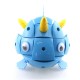 NS003 90PCS Magnetic Magic Wisdom Ball Blue Fish Blocks Various Deformation Puzzle Toys