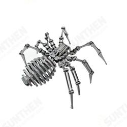 Steel Warcraft 3D Puzzle 64pcs DIY Assembly Spider Toys DIY Stainless Steel Model Building Decor 12.5*12.5*3.5cm Steel Warcraft 3D Puzzle 64pcs DIY Assembly Spider Toys DIY Stainless Steel Model Building Decor 12.5*12.5*3.5cm