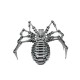 Steel Warcraft 3D Puzzle 64pcs DIY Assembly Spider Toys DIY Stainless Steel Model Building Decor 12.5*12.5*3.5cm