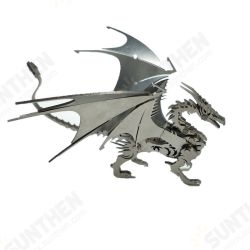 Steel Warcraft DIY 3D Puzzle Dragon Toys Stainless Steel Model Building Decor 16*5.3*14cm Steel Warcraft DIY 3D Puzzle Dragon Toys Stainless Steel Model Building Decor 16*5.3*14cm