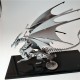 Steel Warcraft DIY 3D Puzzle Dragon Toys Stainless Steel Model Building Decor 16*5.3*14cm