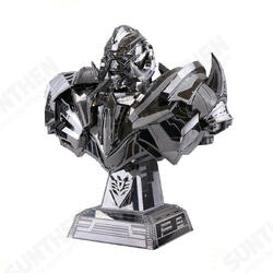 YM-N033 165*95*175mm MU DIY Jigsaw Puzzle Toy 3D Metal Stainless Steel Autorobot Kit Kids Gift YM-N033 165*95*175mm MU DIY Jigsaw Puzzle Toy 3D Metal Stainless Steel Autorobot Kit Kids Gift