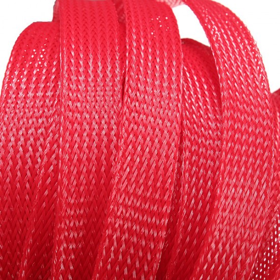 10M 12mm Braided Expandable Wire Gland Sleeving High Density Sheathing