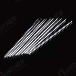 10Pcs 300mm Length OD 7mm 2mm Thick Wall Lab Borosilicate Glass Blowing Tube 10Pcs 300mm Length OD 7mm 2mm Thick Wall Lab Borosilicate Glass Blowing Tube